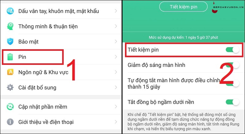 Cách bật chế độ siêu tiết kiệm pin Samsung