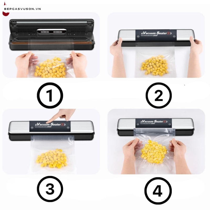 Cách sử dụng máy hút chân không Vacuum Sealer