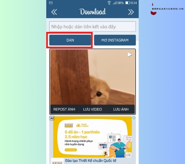 Cách tải video trên Instagram về điện thoại Android - 4