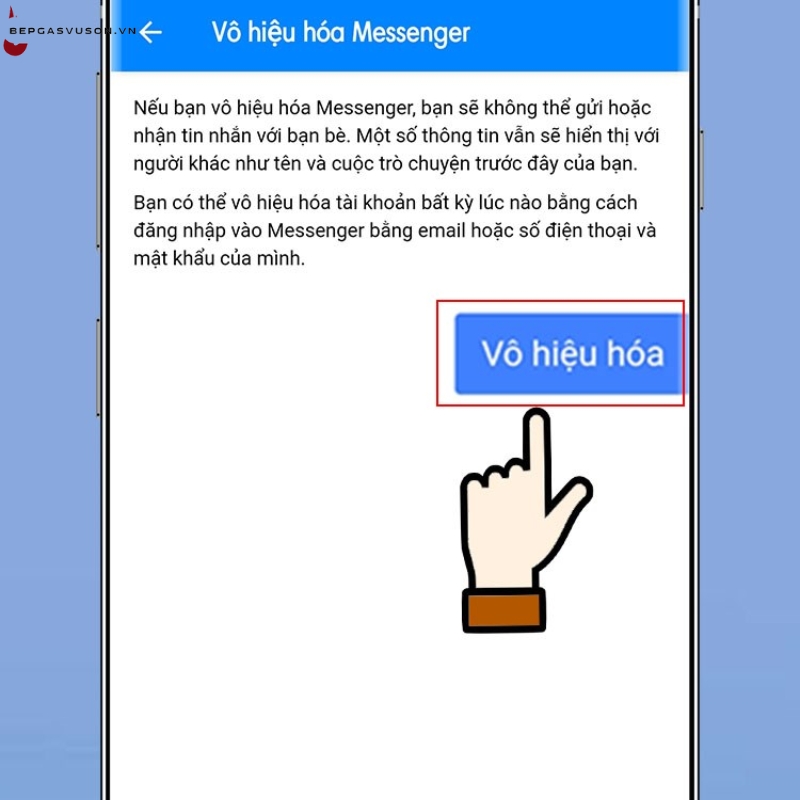 Cách vô hiệu hóa Messenger tạm thời - 7