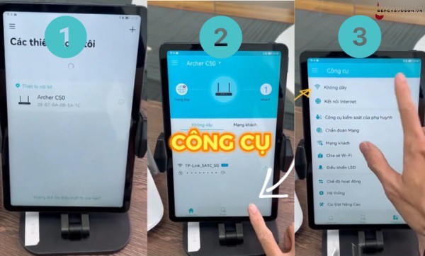 Đổi mật khẩu WiFi TP-Link bằng app Tether - 2