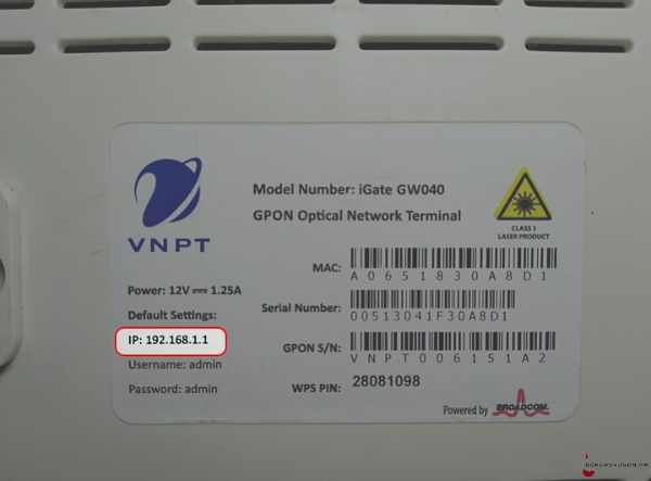 Đổi mật khẩu WiFi VNPT bằng trình duyệt - 2