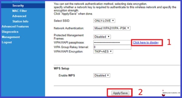 Đổi mật khẩu WiFi VNPT bằng trình duyệt - 6