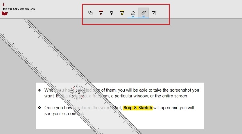 Hướng dẫn chụp màn hình laptop bằng Snip & Sketch - 4