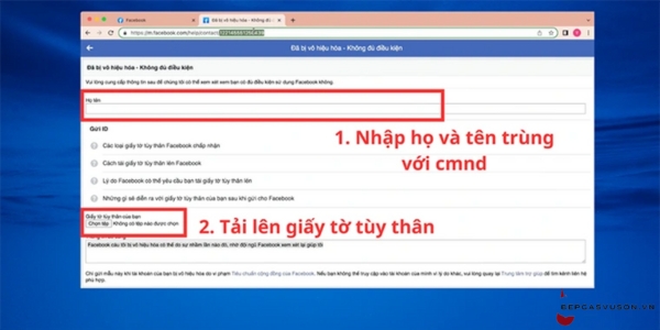 Trường hợp khi chưa tải lên giấy tờ tùy thân - 5