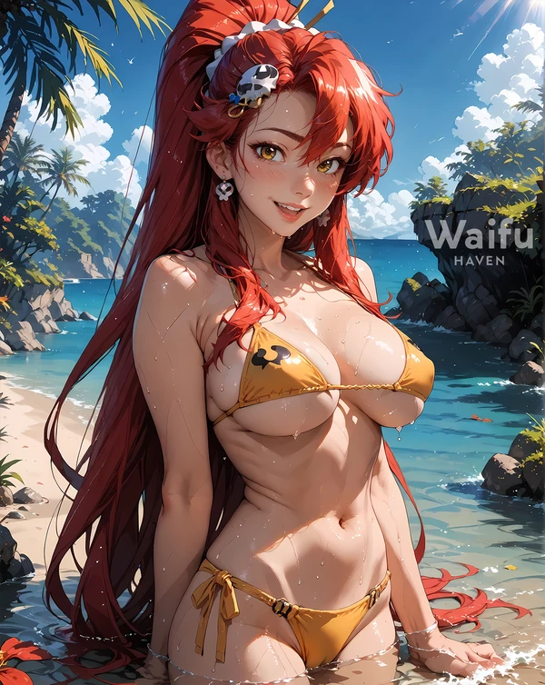 Nhân vật anime mặc bikini