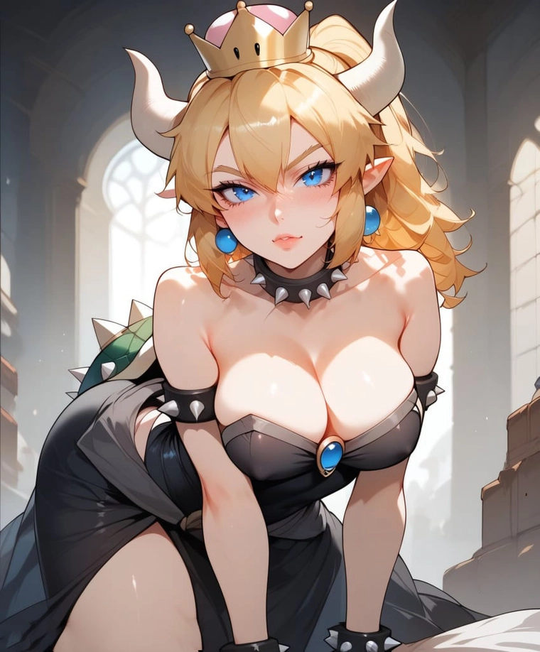 bowsette hentai táo bạo