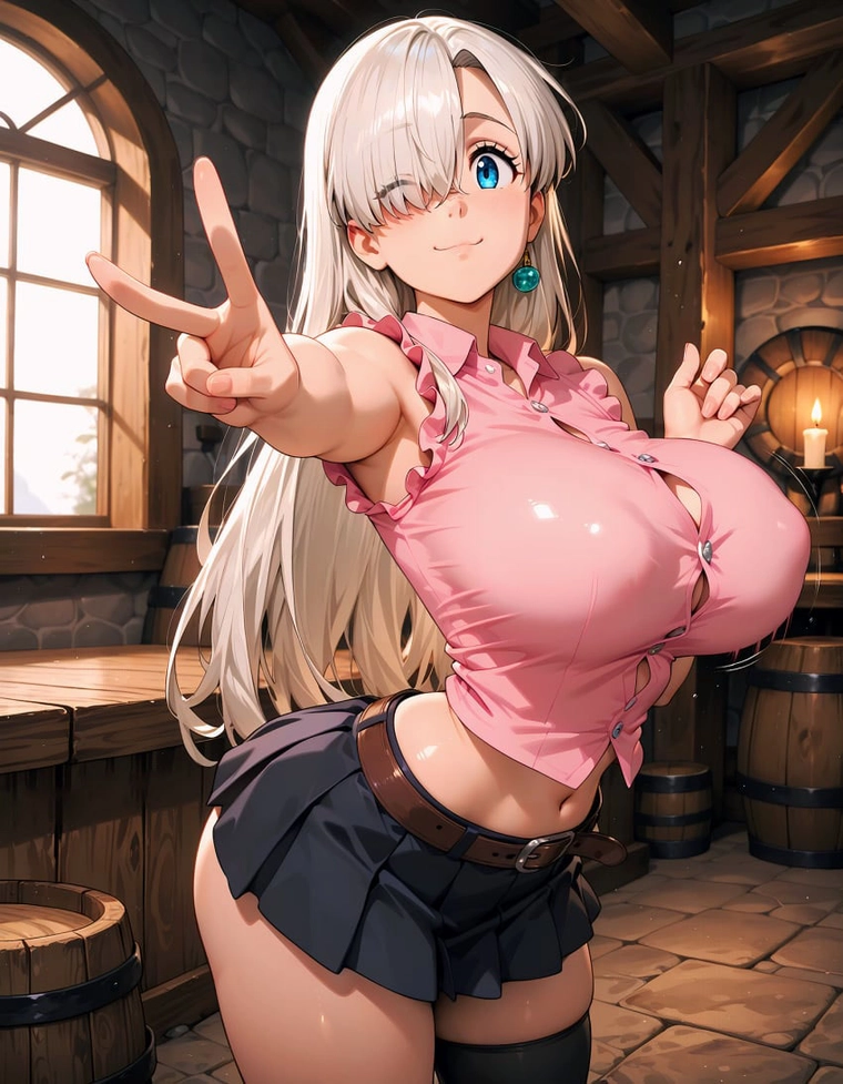 elizabeth liones hentai khoe vú