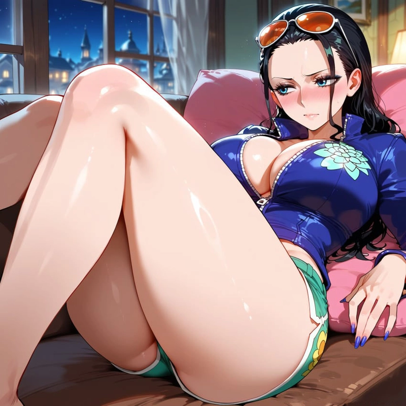 Nico Robin hentai táo bạo